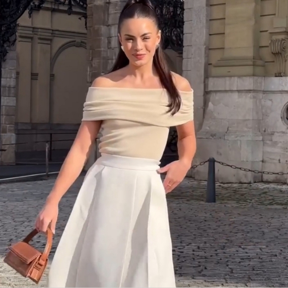 🎈LAST ONE! Zara off shoulder knit top - Picture 14 of 15